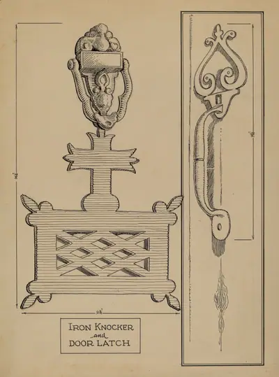 Cast Iron Knocker/Latch