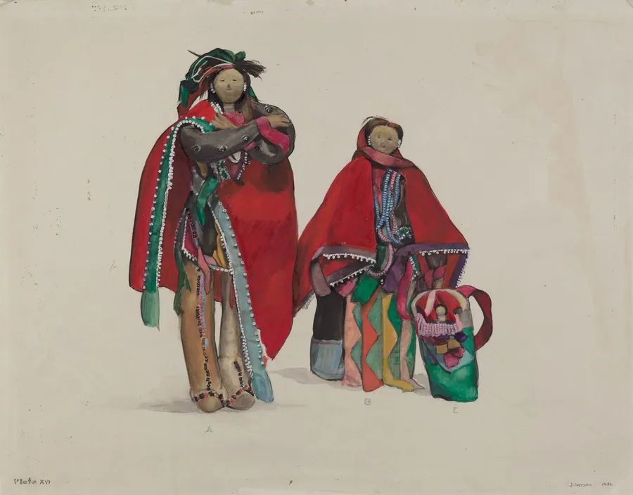 Indian Dolls by Jane Iverson