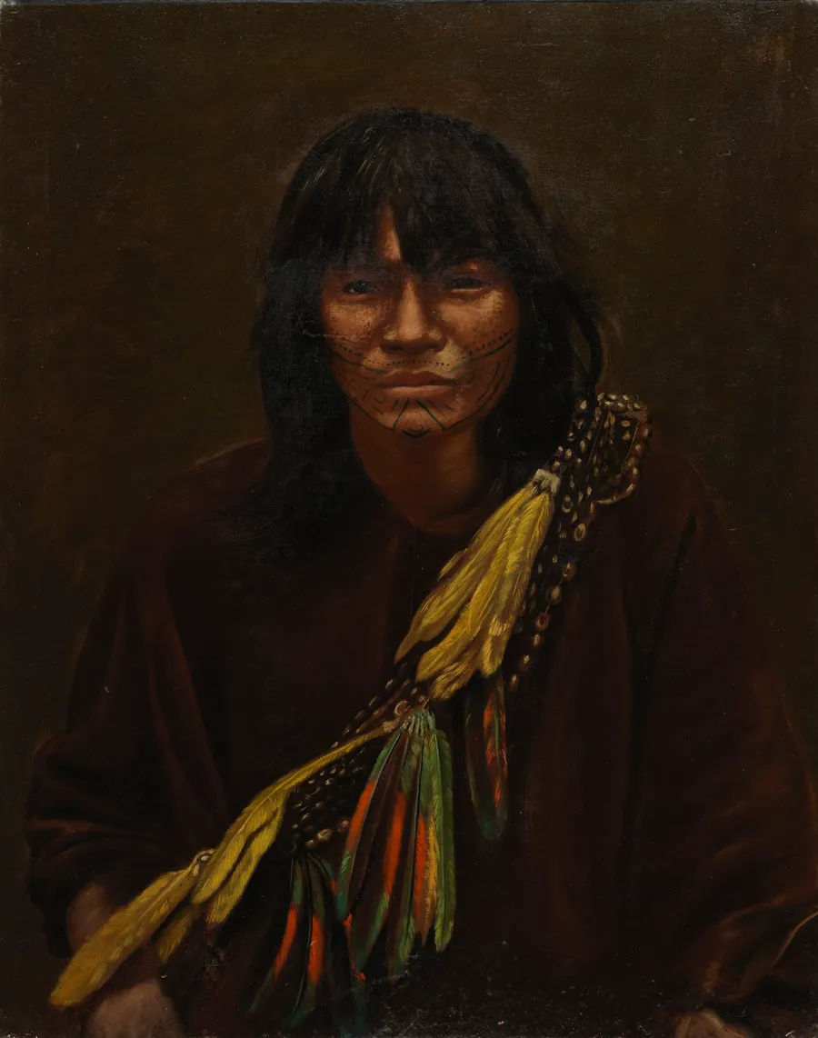 Zaparo Indian by Unidentified (South American?)