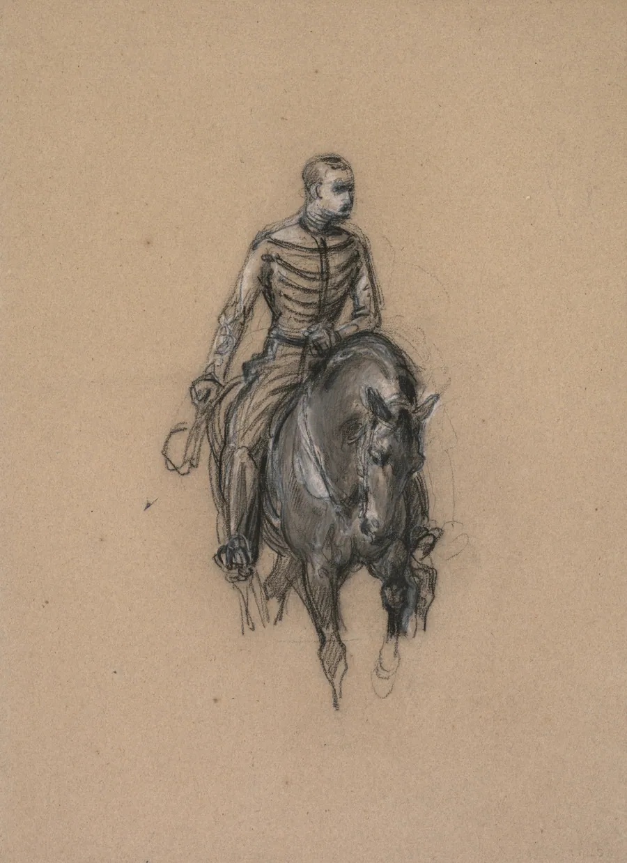 Militaire a cheval (Soldier on Horseback) by Isidore Pils