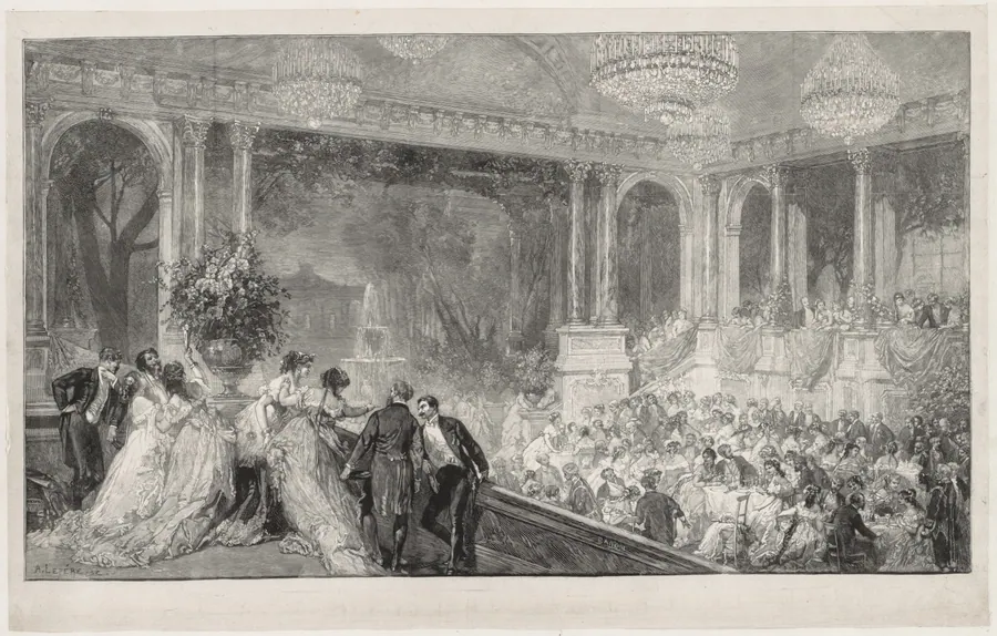 Festival at the Tuilleries by Auguste Louis Lepère