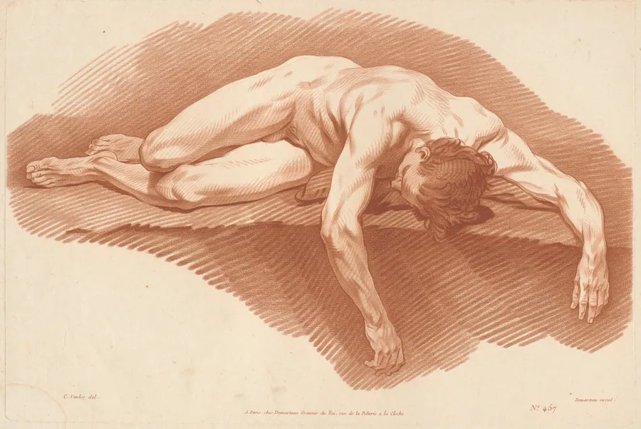 Académie (457) by Gilles Demarteau the Elder
