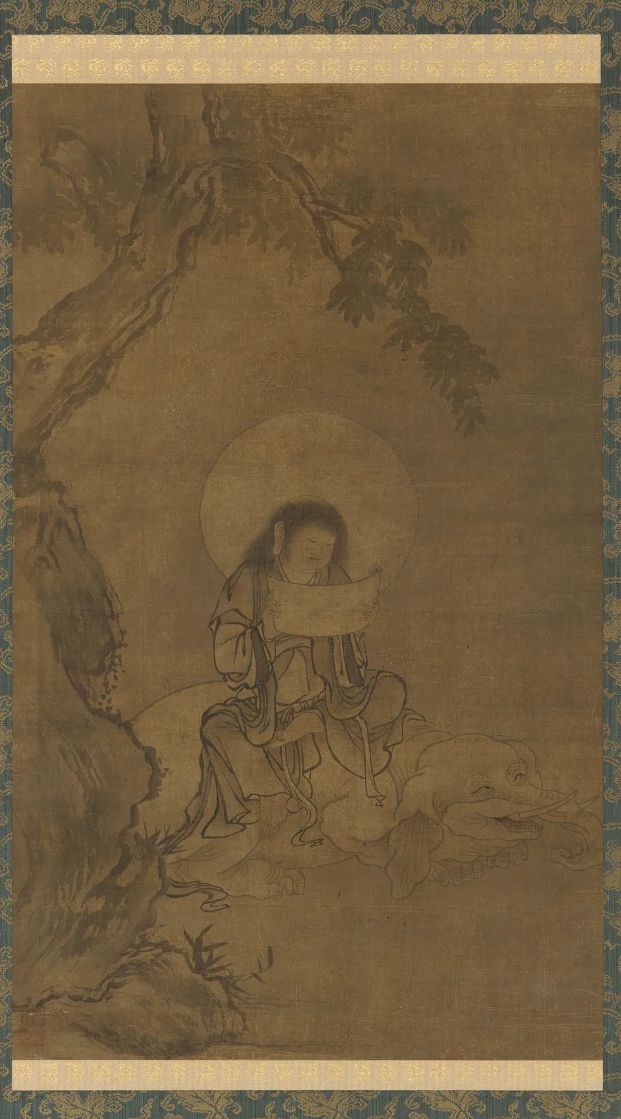 Fugen by Takuma Eiga 宅間栄賀 (fl. early 14th century)