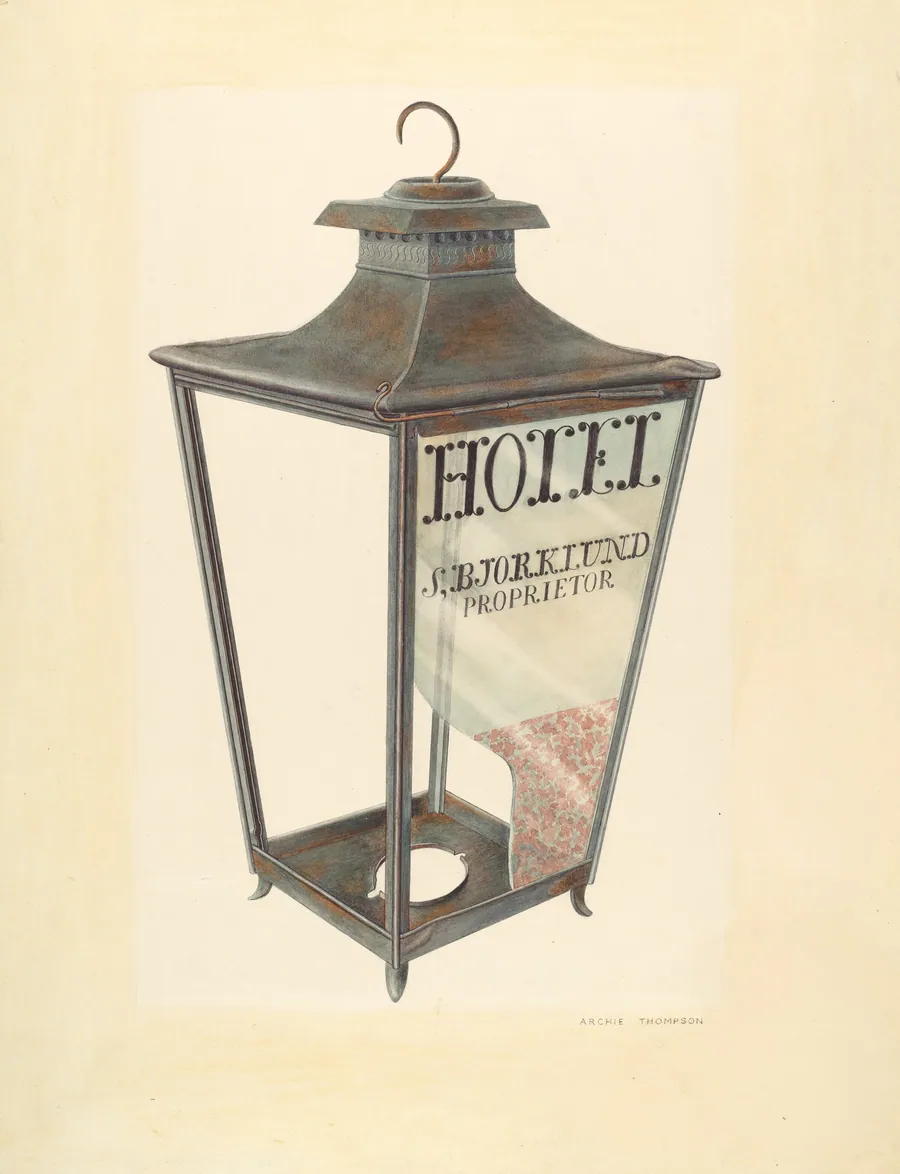 Bishop Hill: Hotel Lantern by Archie Thompson