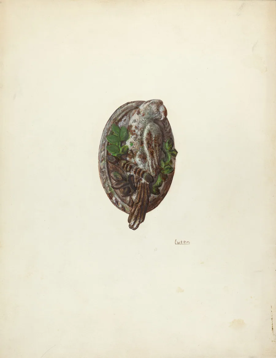 Door Knocker by Winifred Luten
