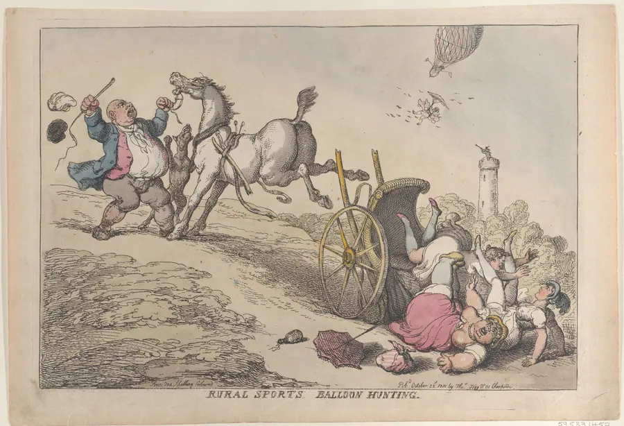 Rural Sports: Balloon Hunting by Thomas Tegg