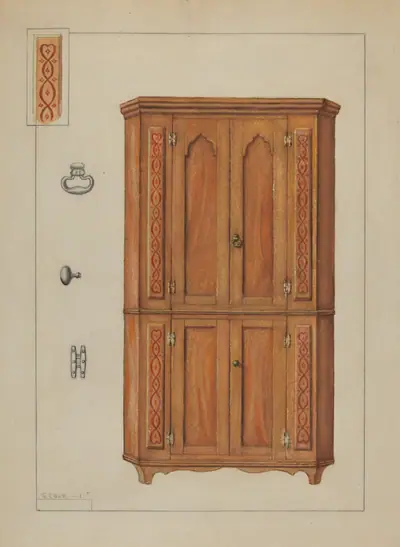 Pa. German Cupboard