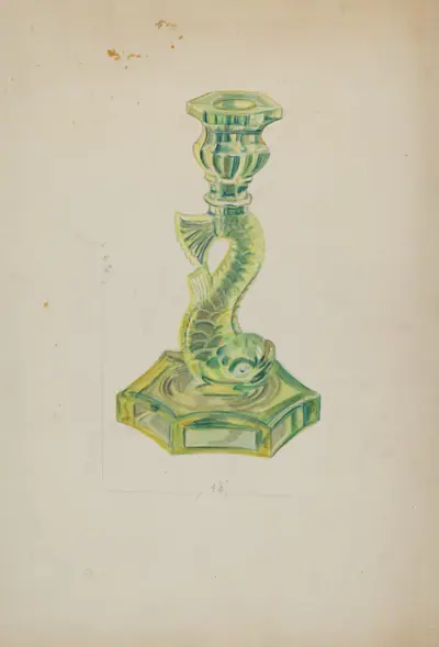 Dolphin Candlestick