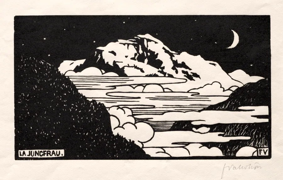 The Jungfrau by Félix Vallotton