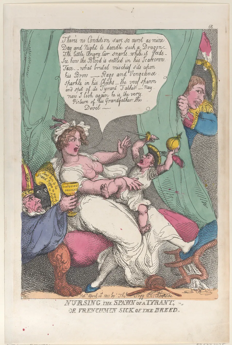 Nursing the Spawn of a Tyrant by Napoléon II, King of Rome and Duke of Reichstadt