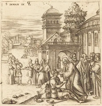 A Man Born Blind Receives Sight
