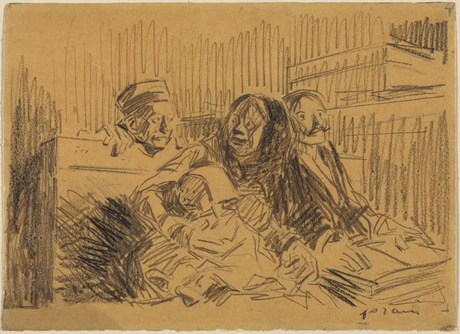 Defenseur et  Accuse by Jean-Louis Forain