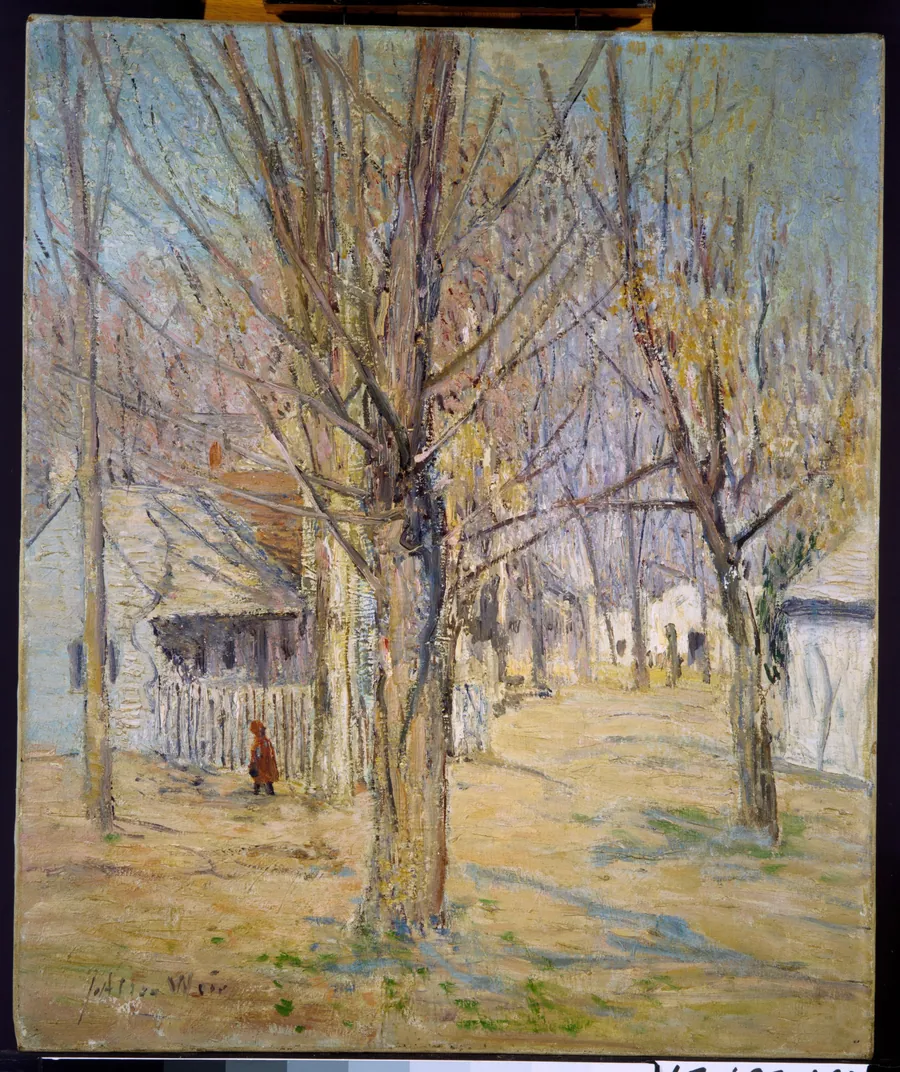 Connecticut Village (Going to School) by Julian Alden Weir