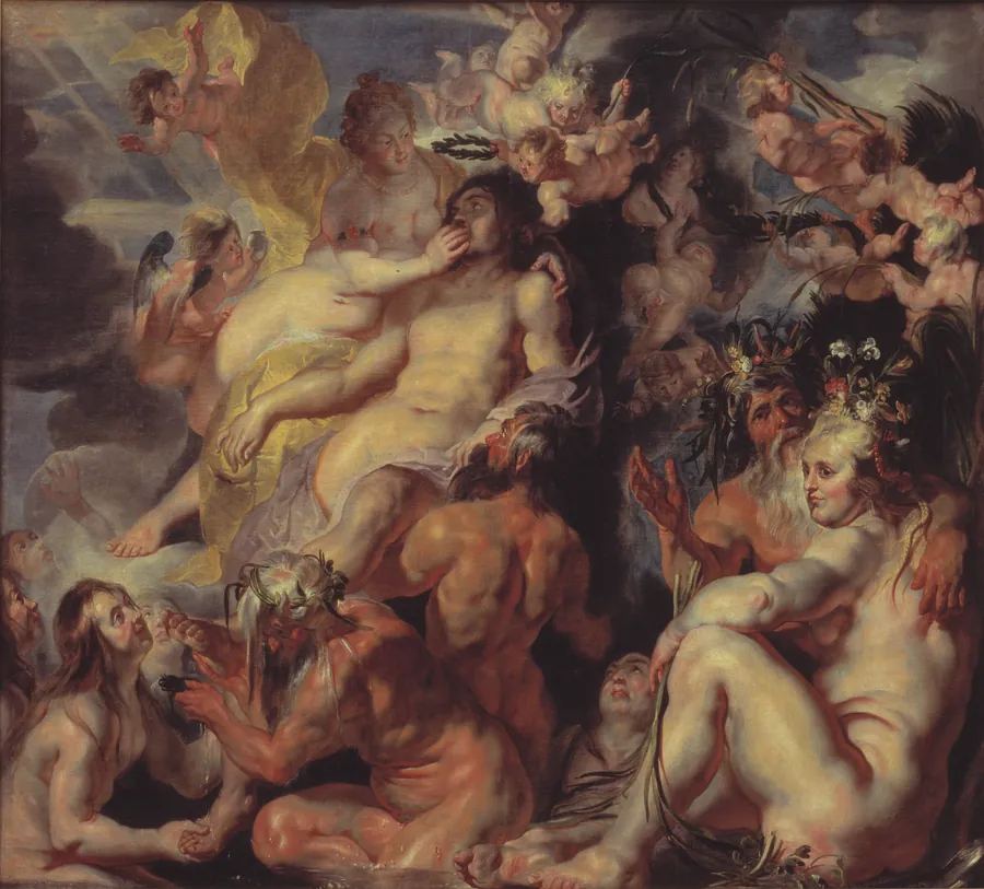 Æneas' apoteose by Jacob Jordaens