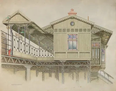 Exterior of Elevated Station