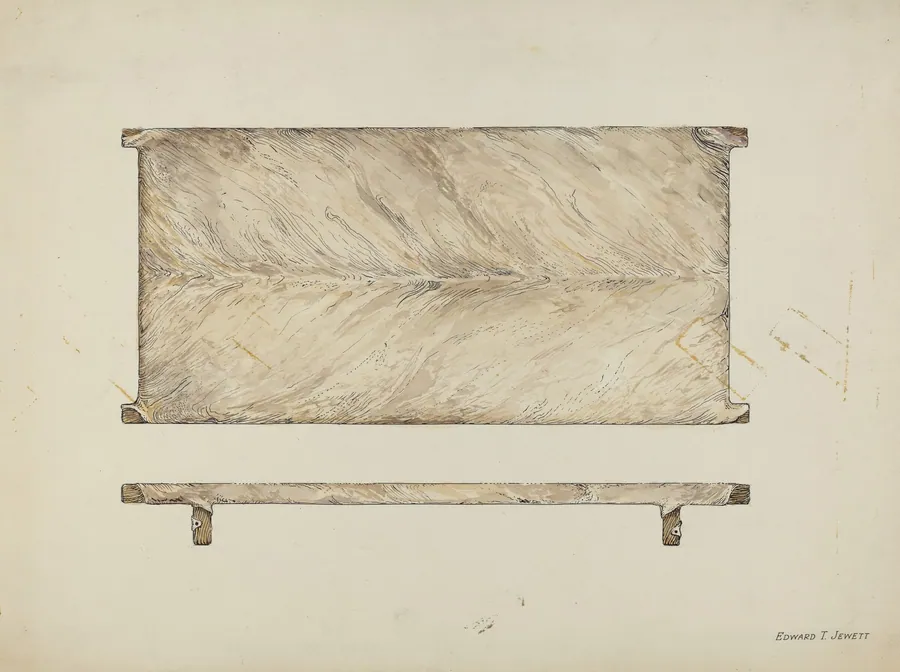 Rawhide Bedstead by Edward Jewett