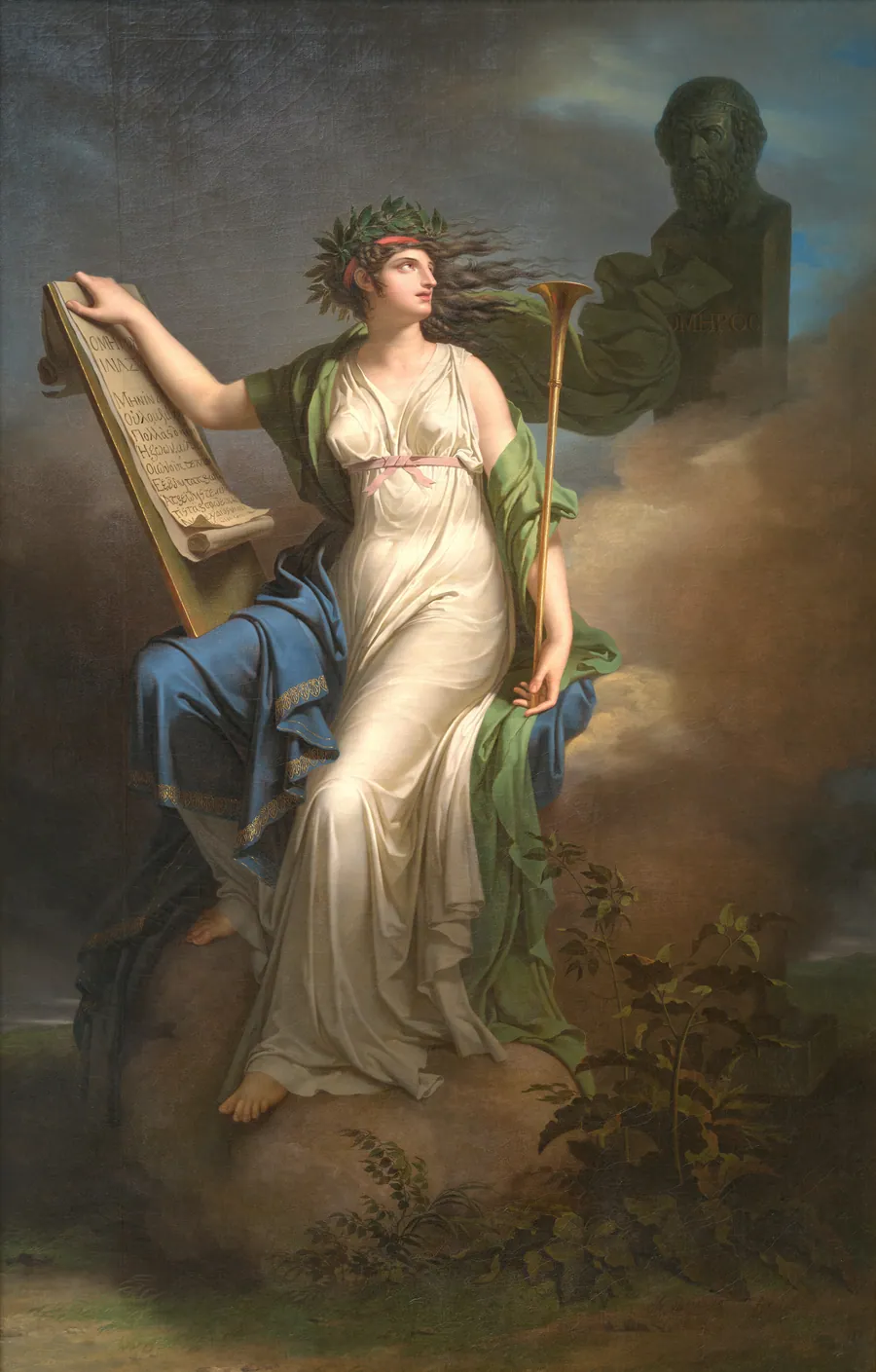 Calliope, Muse of Epic Poetry by Charles Meynier