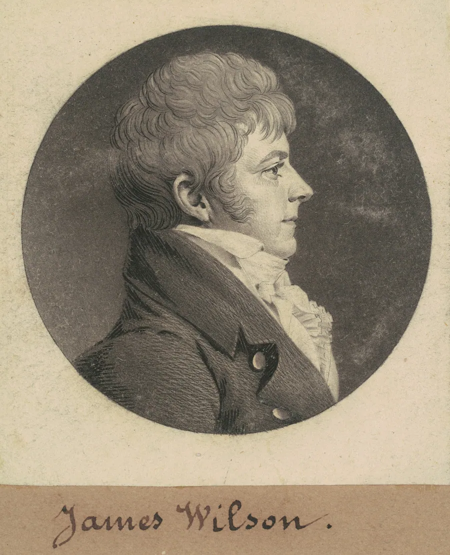 James Wilson by Charles B. J. Févret de Saint-Mémin