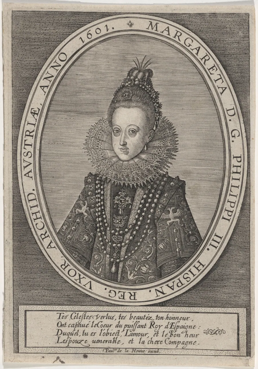 Margaret, Wife of Philip III of Spain by Paul de la Houve