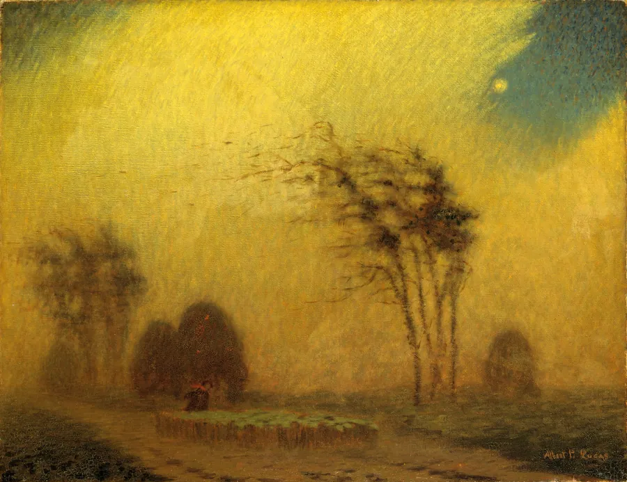 October Breezes by Albert P. Lucas, born Jersey City, NJ 1862-died New York City 1945