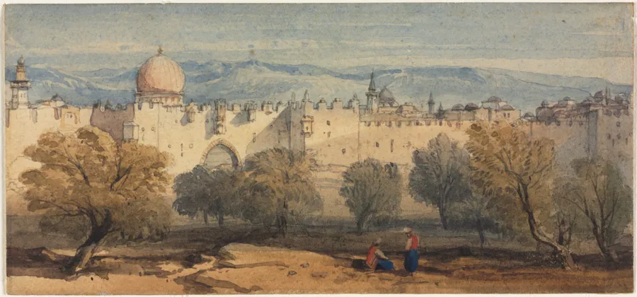 St. Stephen's Gate, Jerusalem by Richard Principal Leitch