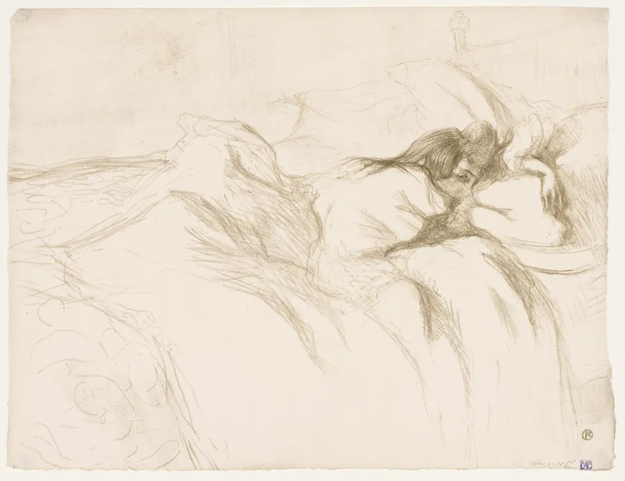 Elles: Woman Sleeping by Henri de Toulouse-Lautrec