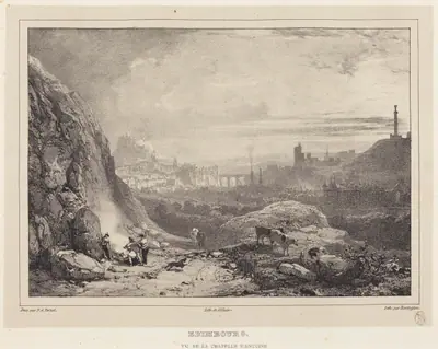 Edimbourg vu de la Chapelle Saint-Antoine