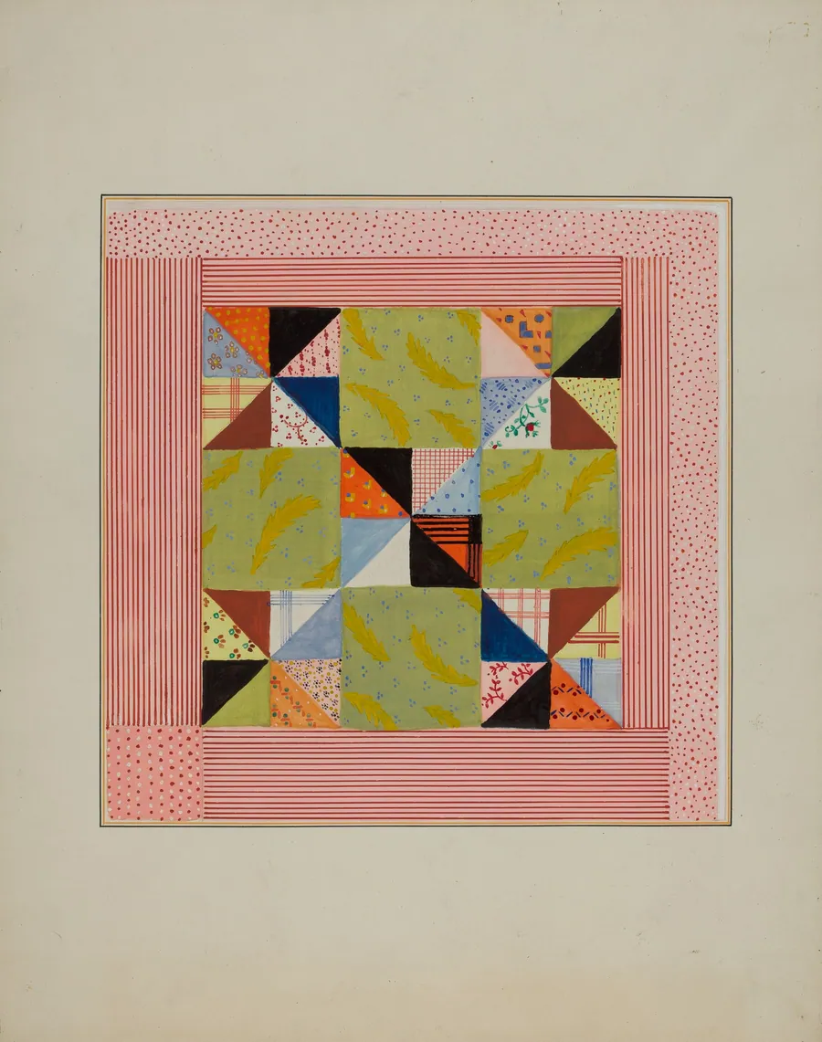 Quilt Section by Cornelius Christoffels