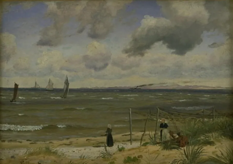 Hornbæk Strand by Vilhelm Kyhn