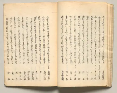 Spread Eighteen from Volume Three of People of Japan in Light Verse (Kyōka)