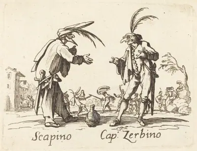 Scapino and Cap. Zerbino