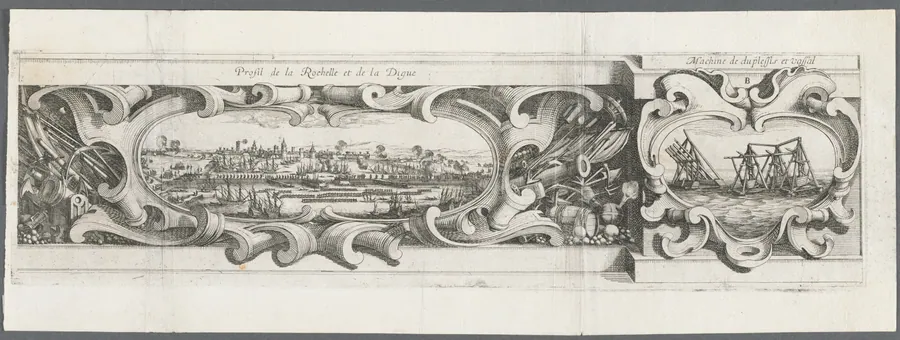 The Siege of La Rochelle: Plate 16 by Abraham Bosse