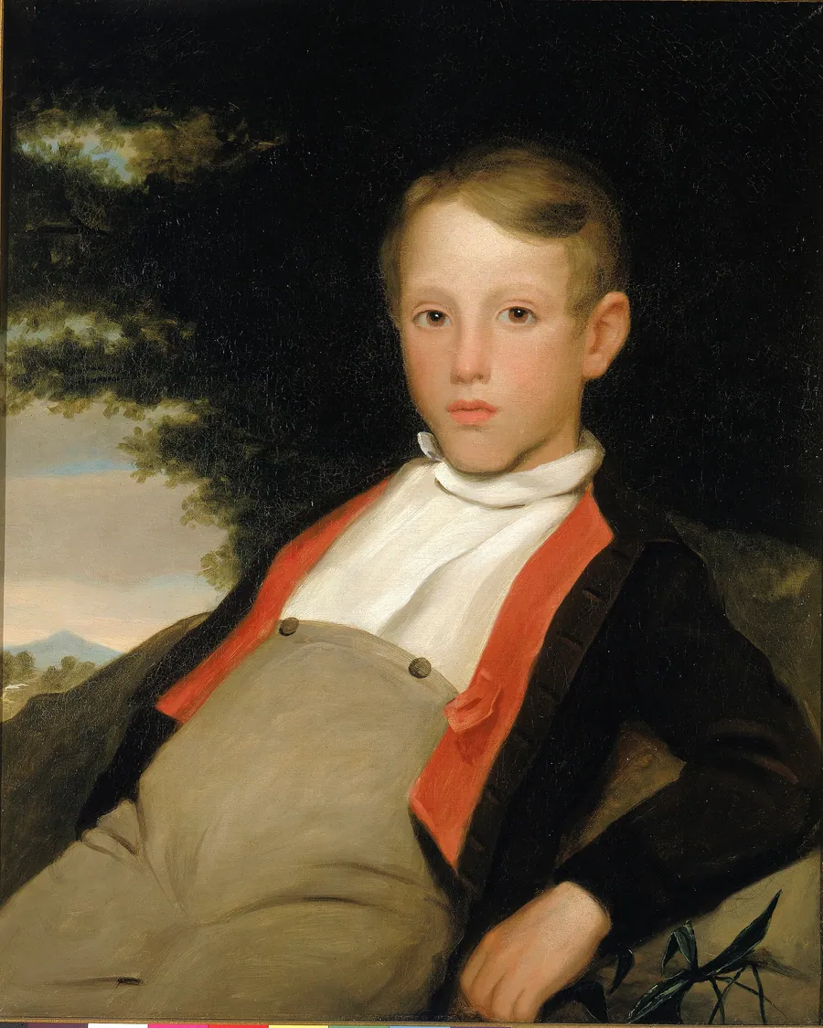 Boy in a Landscape by Unidentified