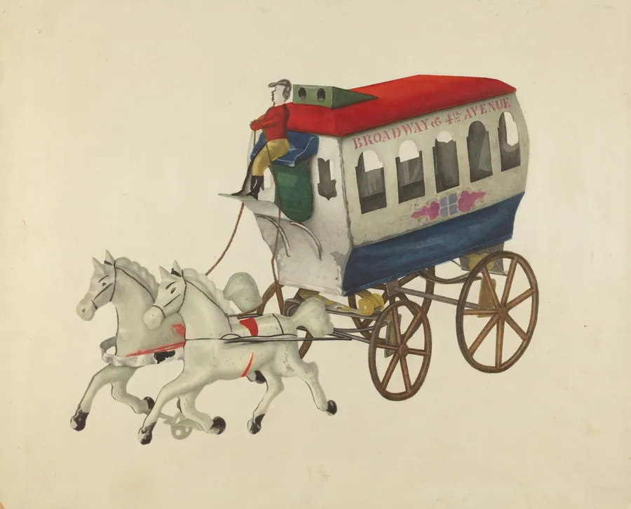 Toy Bus by American 20th Century