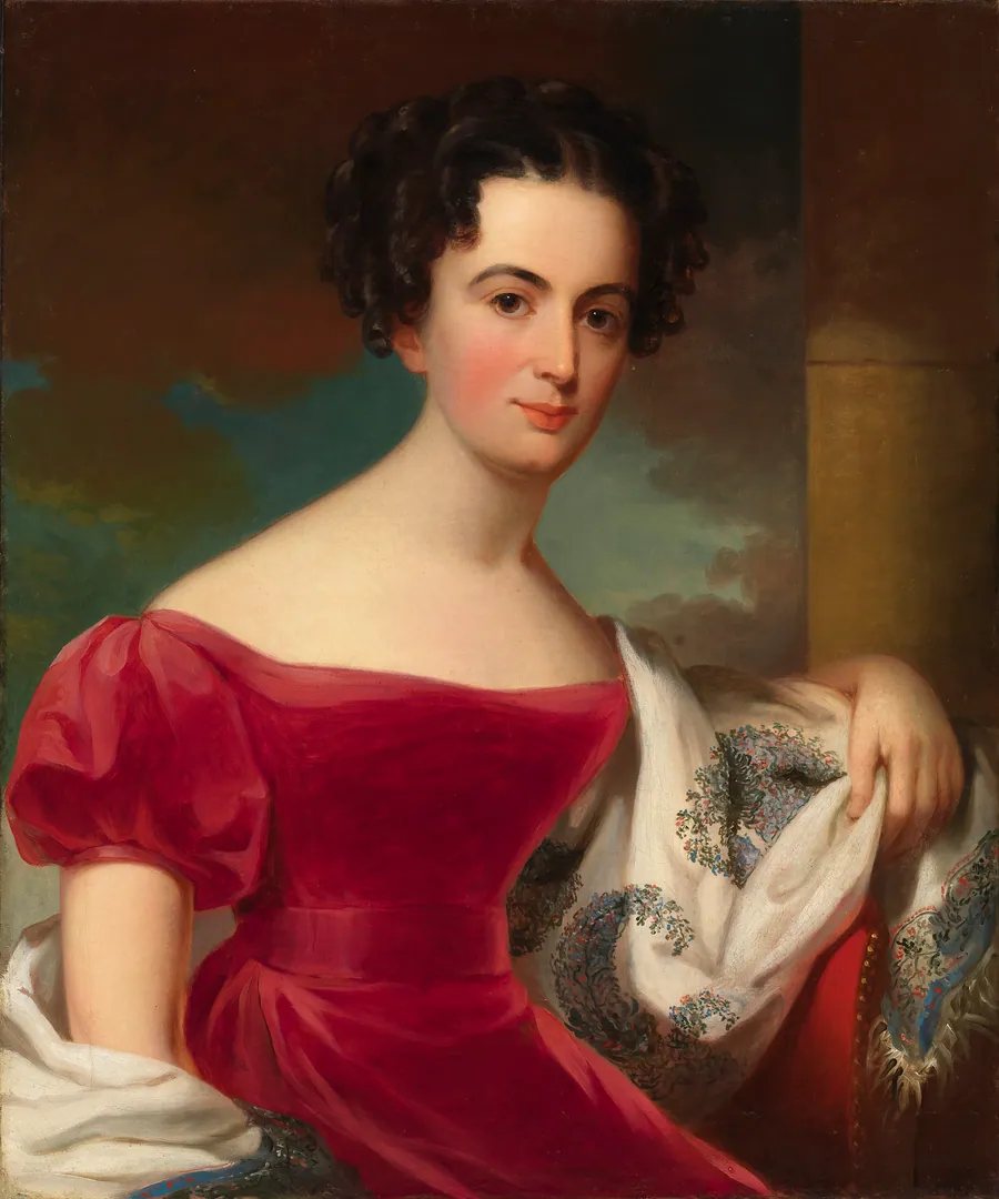 Jane Evans Tevis by Jacob Eichholtz, born Lancaster, PA 1776-died Lancaster, PA 1842