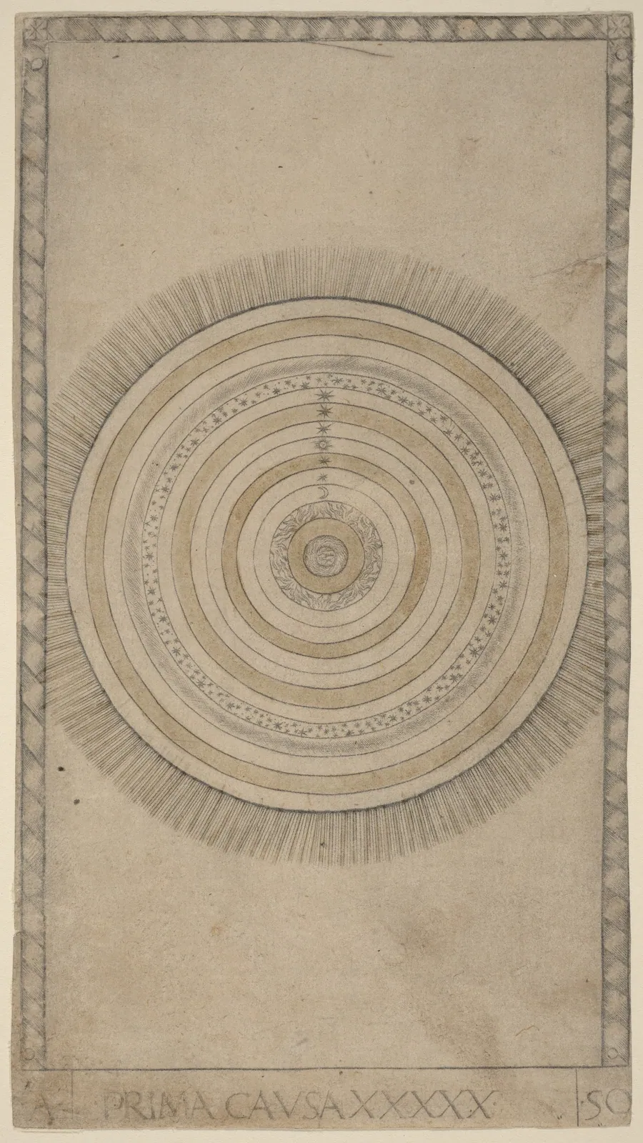 Prima Causa (First Cause) by Master of the E-Series Tarocchi