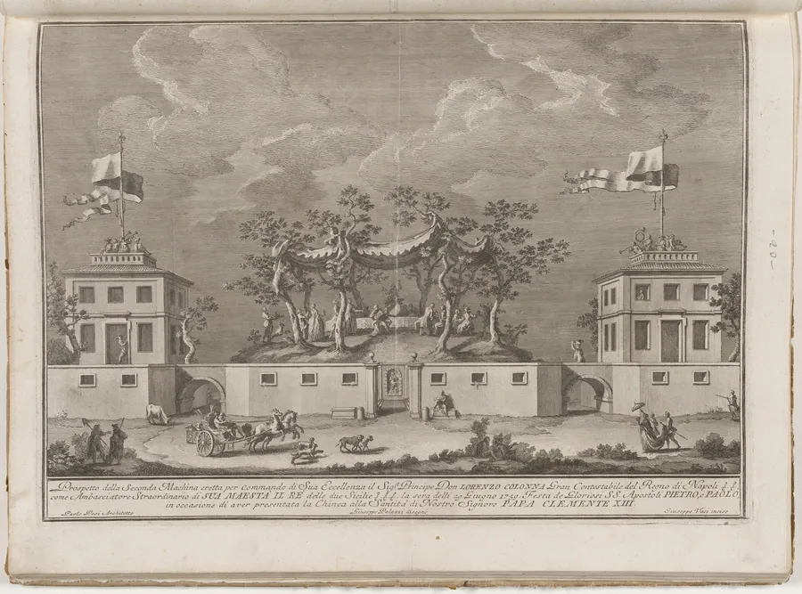 The Seconda Macchina for the Chinea of 1759: A "Deliziosa" with a Bacchanal by Giuseppe Vasi