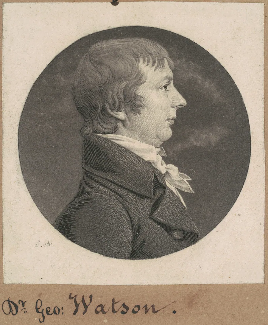 David Watson by Charles B. J. Févret de Saint-Mémin