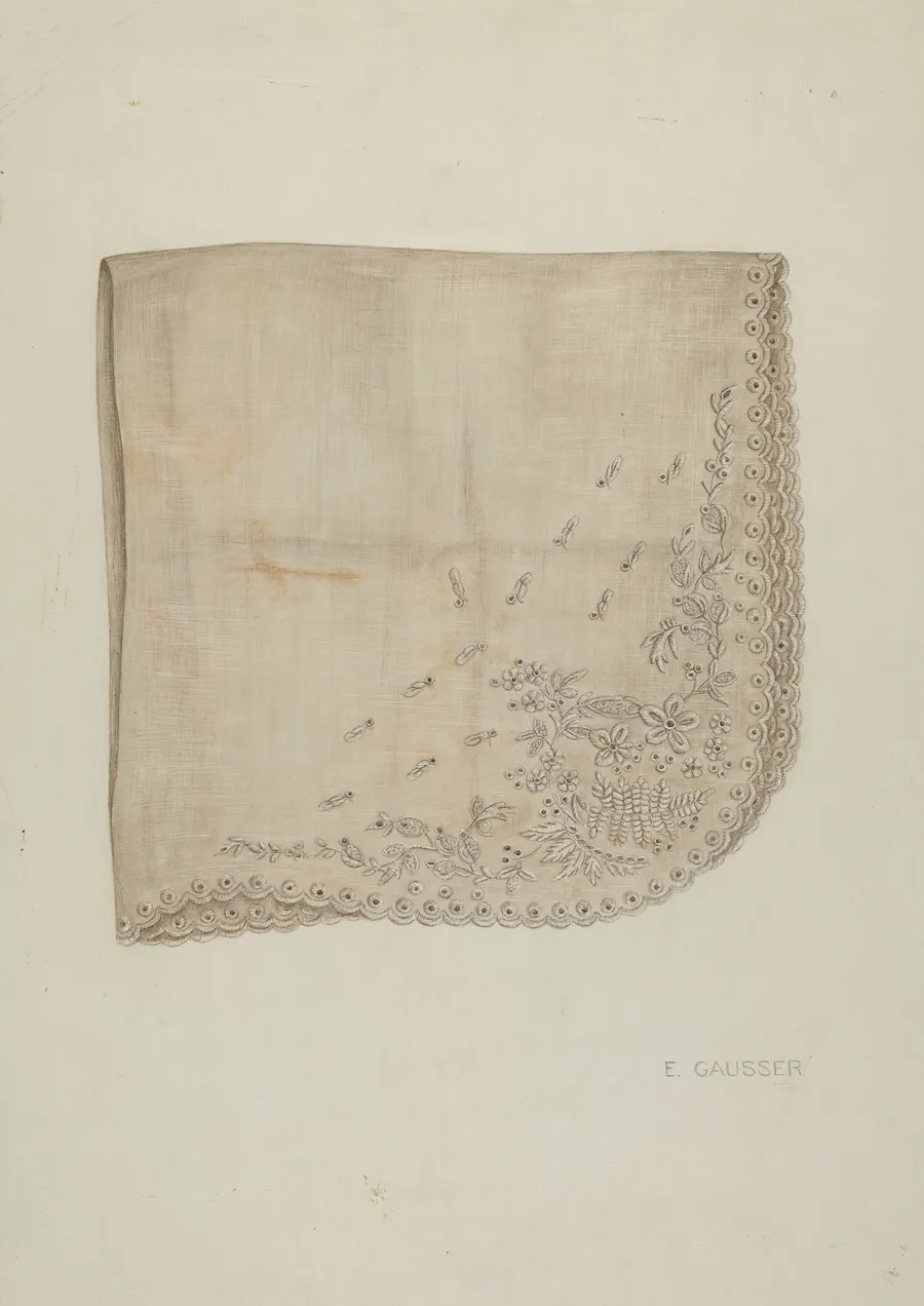 Wedding Handkerchief by Eleanor Gausser
