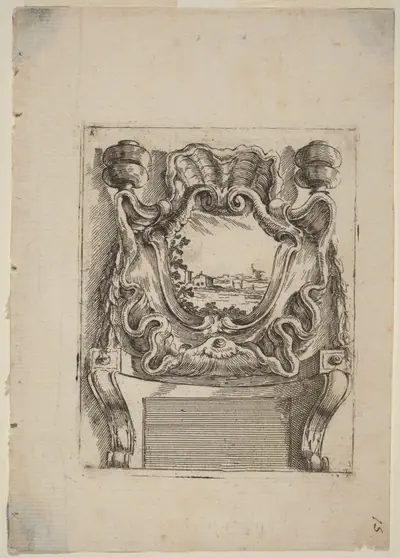 Architectural Motif with a Landscape