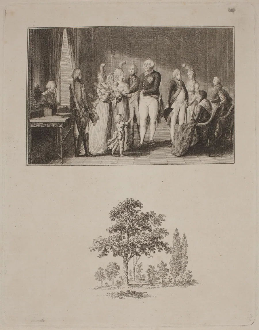 The Prussian Royal Family by Daniel Nikolaus Chodowiecki