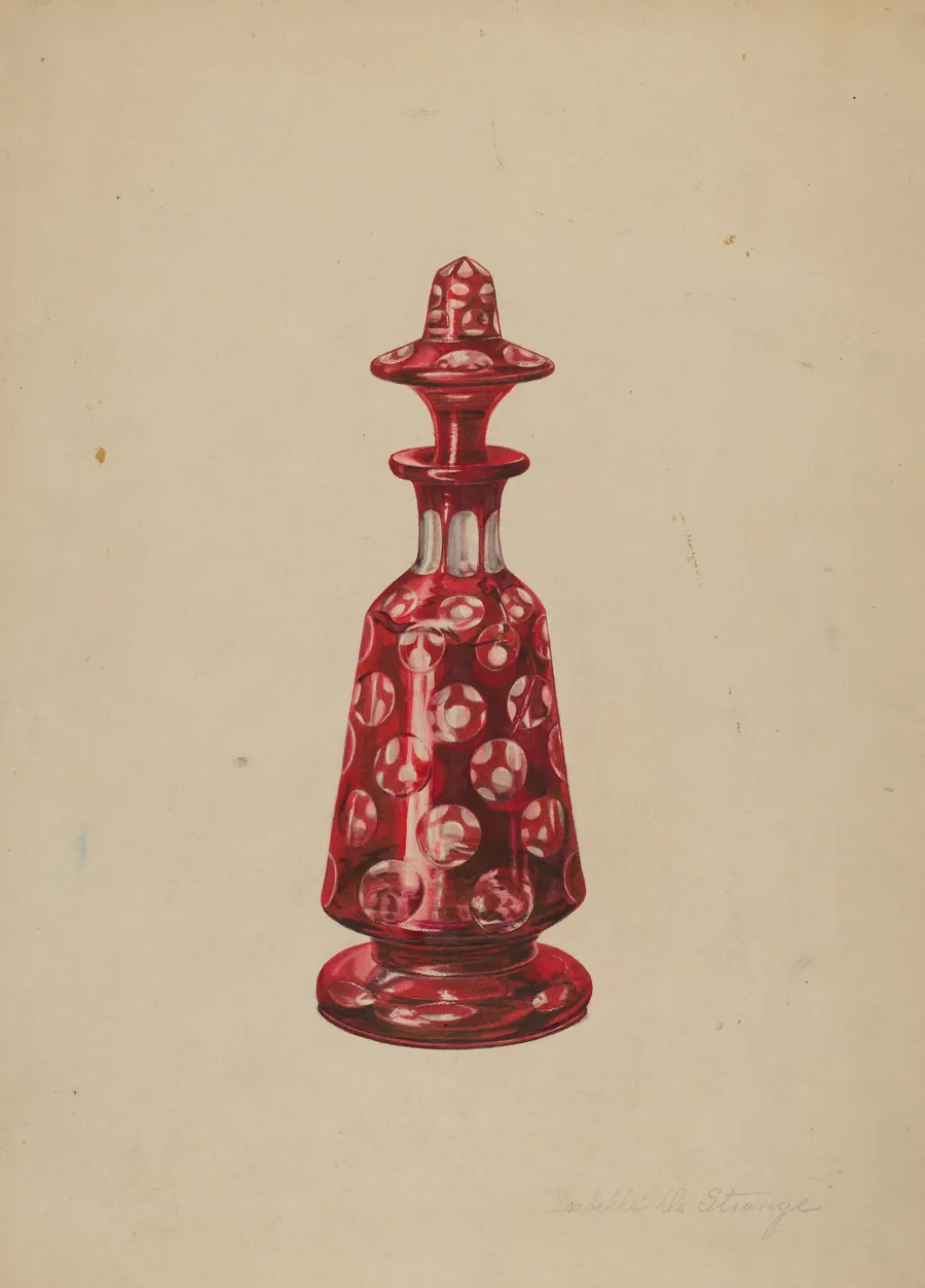 Glass Perfume Bottle by Isabelle De Strange