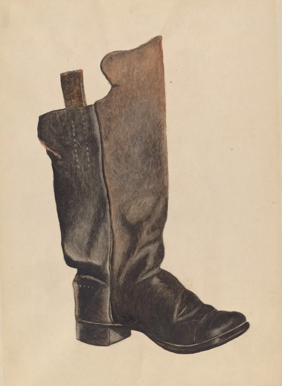 Child's Boot by Earl Butlin