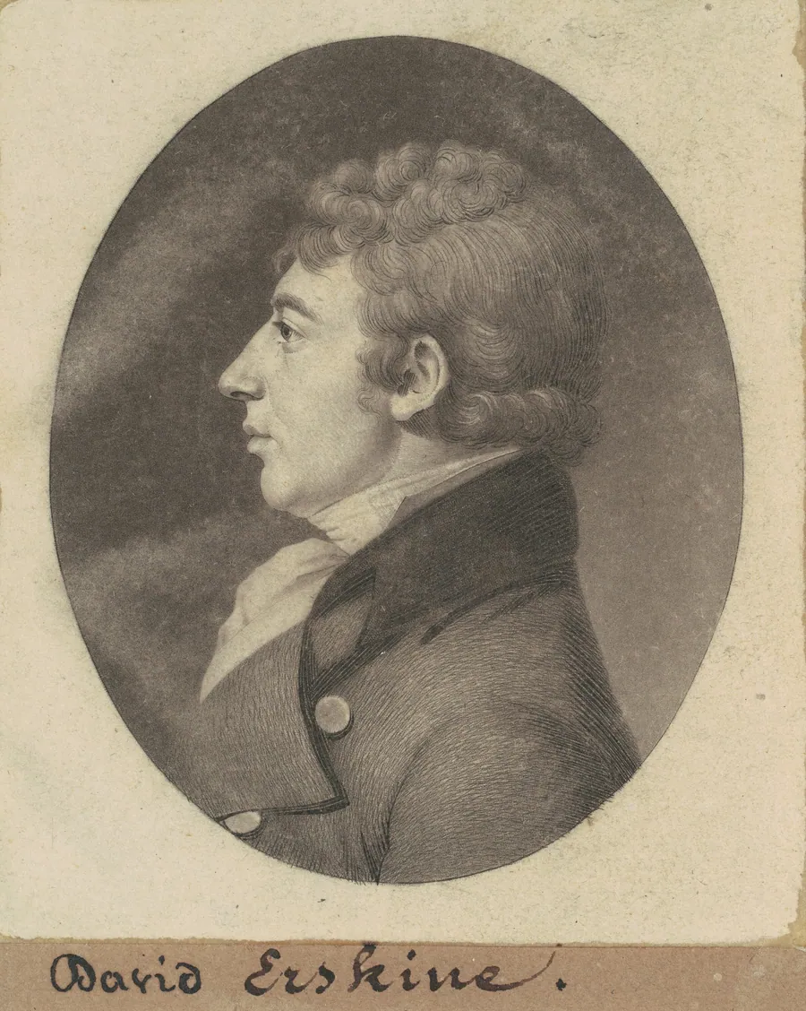 David Montagu Erskine by Charles B. J. Févret de Saint-Mémin