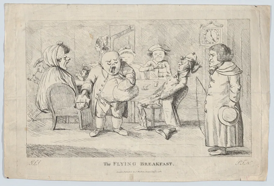 The Flying Breakfast by Anonymous, British, 19th century