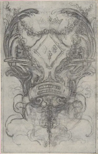 Design for the Headpiece of the "Gazette de France"