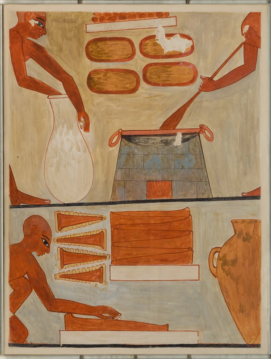 Preparing and Cooking Cakes, Tomb of Rekhmire by Nina de Garis Davies