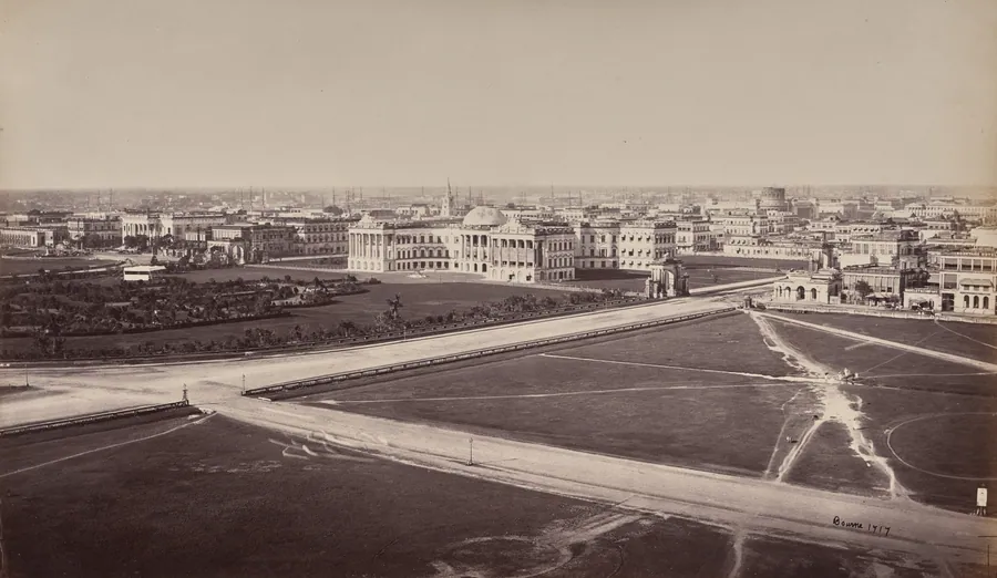 Calcutta. General View. Government House in the Foreground by Samuel Bourne
