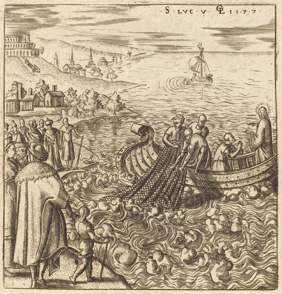 The Miraculous Draught of Fishes by Léonard Gaultier