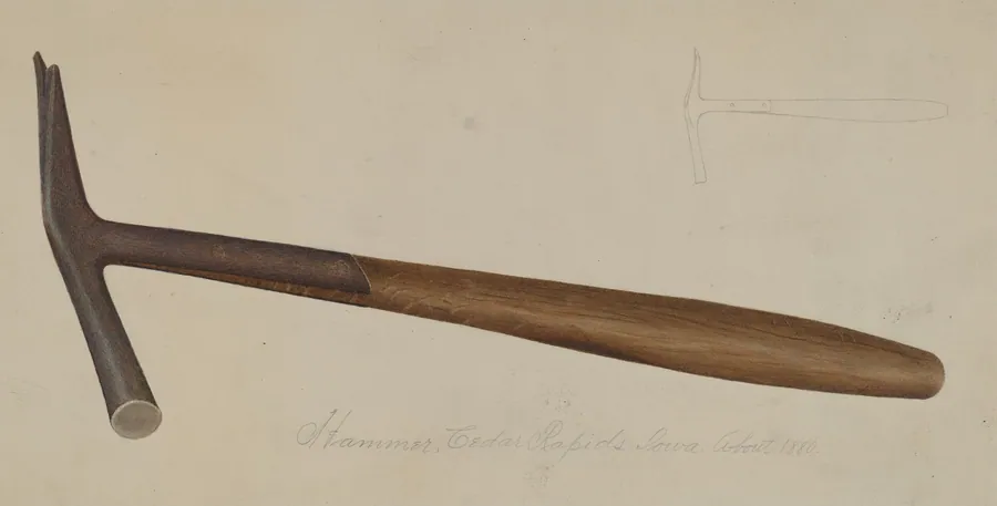 Wrought Iron Hammer by George C. Brown
